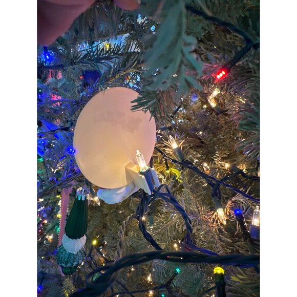 Hallmark 1997 Happy Christmas to All Keepsake Membership Santa Sleigh Ornament - Picture 3 of 10